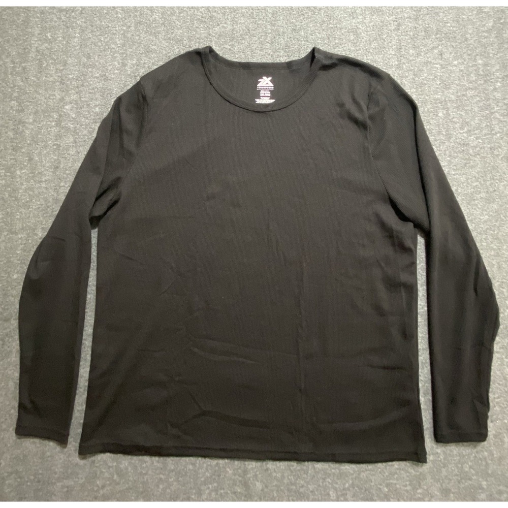 Zero Xposur Activewear Long Sleeve Black Pullover Women's Size XXL